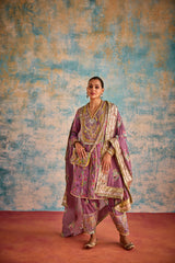 Hamsa kalidar kurta set