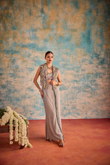 Silk Jacket Co-ord set