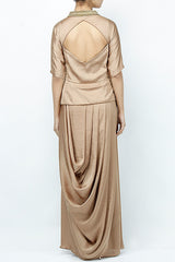 Fawn Draped Jacket Dress