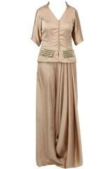 Fawn Draped Jacket Dress