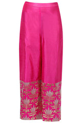Pink Sequin Work Anarkali Set