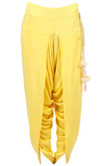 Powder Yellow Kurta And Dhoti Set