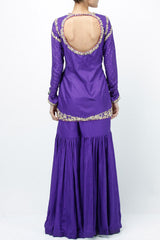 Violet Zardosi Work Kurta Set