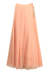 Pink Embellished Kurta and Lehenga Set