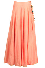 Pink Embroidered Lehenga Set