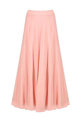 Pink Straight Kurta And Lehenga Set