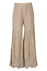 Beige Angrakha Anarkali & Gharara