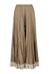 Beige Chanderi Short Kurta & Sharara