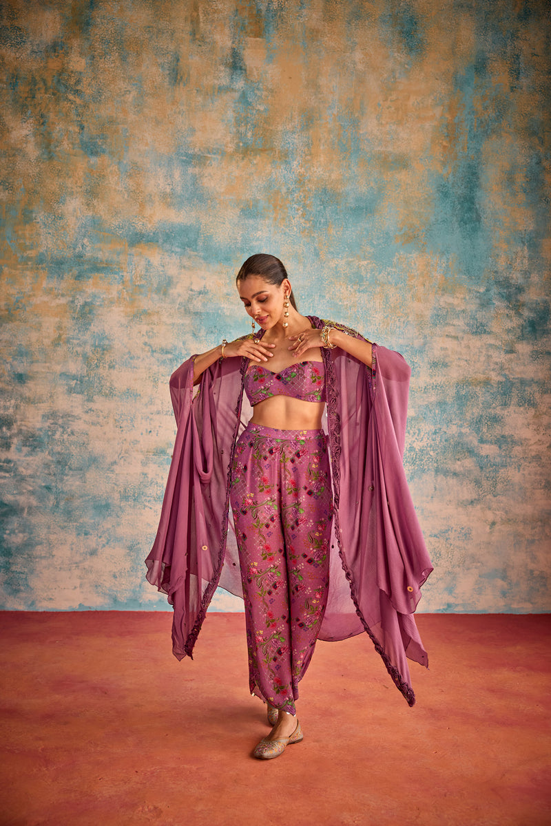 Printed Cape co-ord set