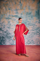 Embroidered Red kurta