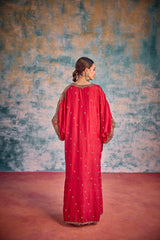 Embroidered Red kurta