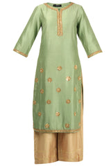 Olive Green Kurta Set