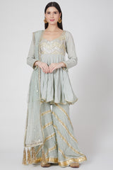 Mint Green Gharara Set