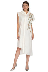 White Embellished Dress
