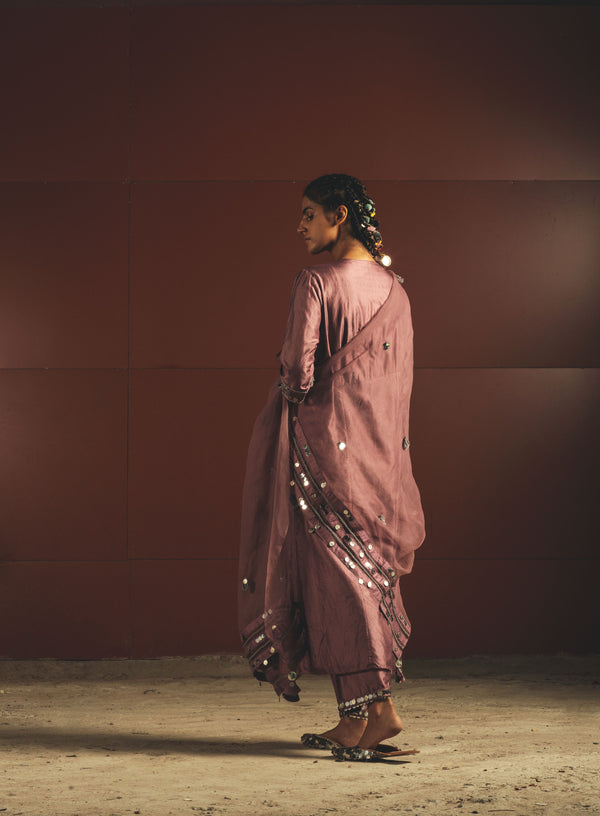 Mauve Kurta Set